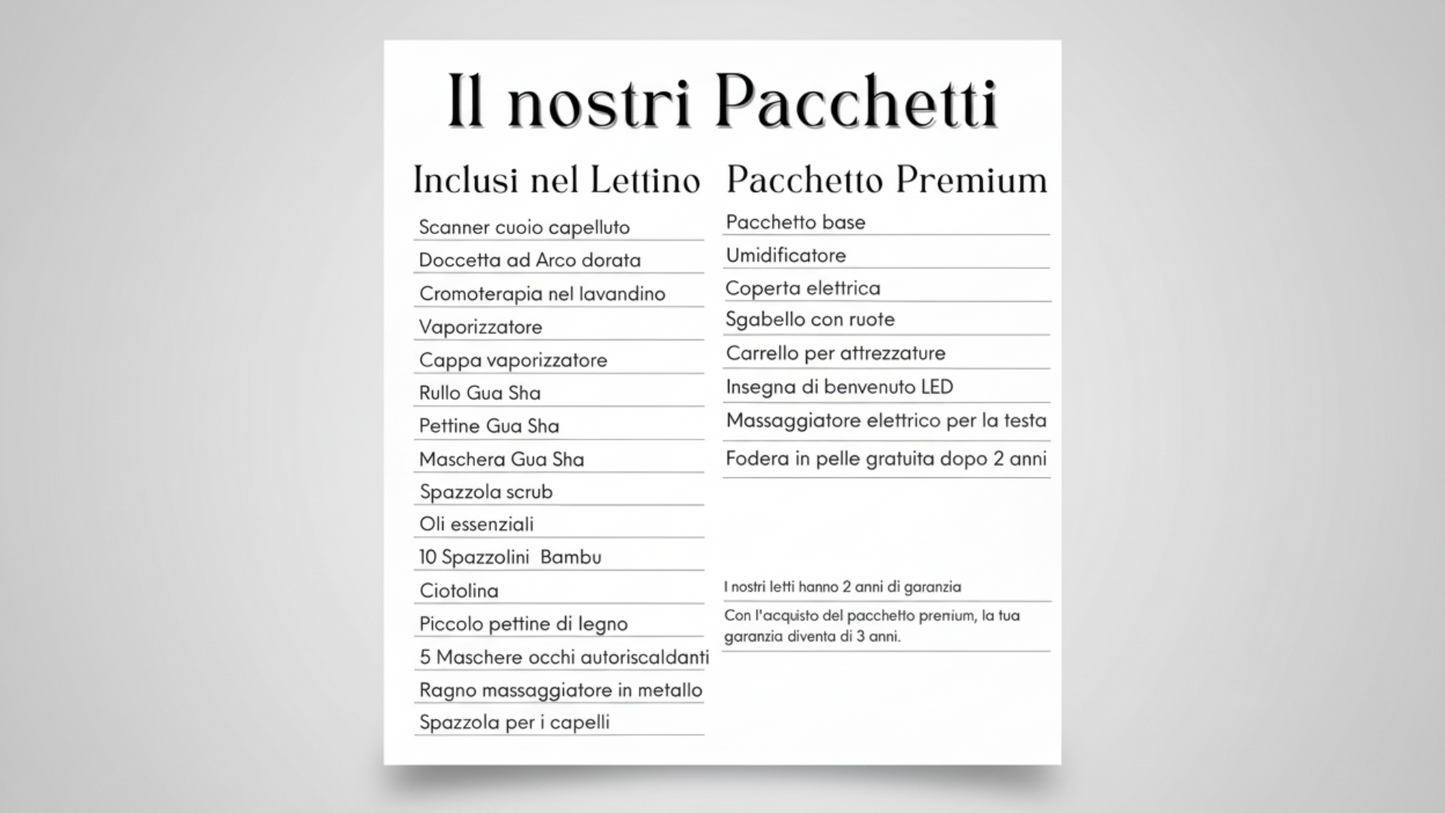 Japanisches Deluxe-Headspa-Bett